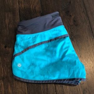 Lululemon speed shorts